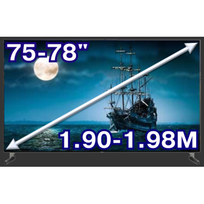 Телевізори 75, 80 - 100 дюймів