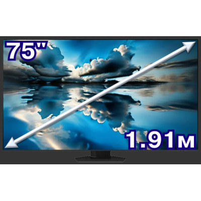 Телевізори 75 - 77 дюймів
