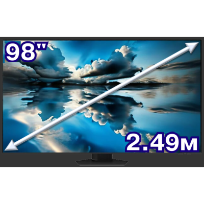 Телевізори 98 - 100 дюймів